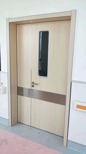 江苏中医院枫木色医用门